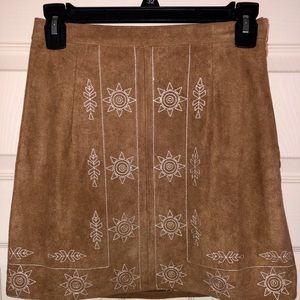 Lulus Suede Skirt